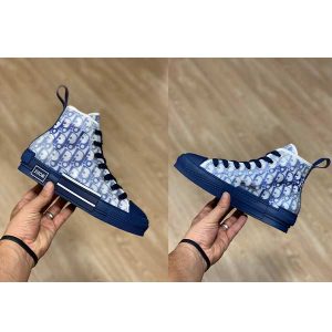 کتونى ساقدار دیور Dior B23 Mid آبی