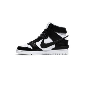 کفش مردانه نایک جردن امباش مشکی Nike Dunk High x AMBUSH Black