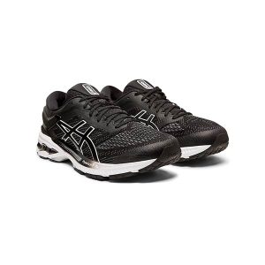 کفش اسیکس کایانو 26 مشکی سفید Asics GEL-KAYANO 26
