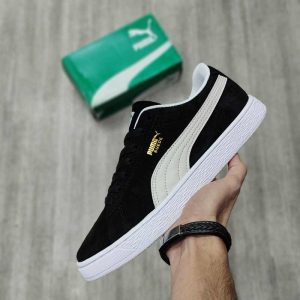 کفش کژوال پوما سوئد مشکی سفید Puma Suede