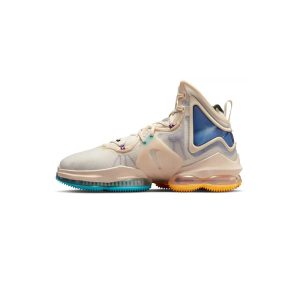 کتونی بسکتبالی نایکی لبرون 19 کرم Nike Lebron 19 Minneapolis Lakers