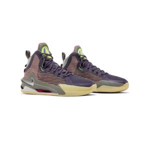 کفش بسکتبالی نایک جی تی جامپ بنفش سبز Nike Air Zoom GT Jump Chaos