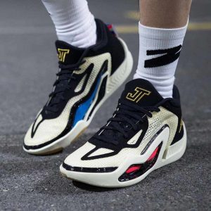 کتونی نایک جردن تاتوم سفید آبی قرمز Nike Jordan Tatum 1 Barbershop