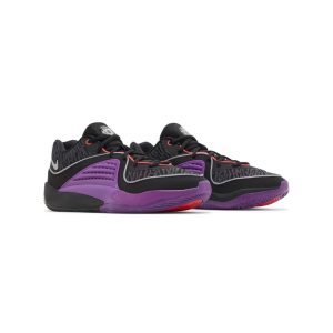 کفش بسکتبالی نایک KD16 مشکی بنفش Nike KD 16 Pathway Royalties