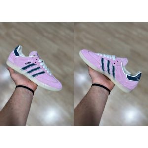 کتونى آدیداس سامبا صورتی سورمه ای Adidas Samba OG Notitle Pink
