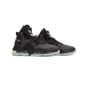کتونی بسکتبالی نایکی لبرون 19 مشکی سبز Nike Lebron 19 Black Green Glow