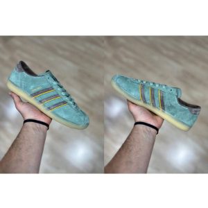 کفش کلاسیک آدیداس مالمو سبز قهوه ای Adidas Malmo Lake Blue