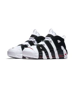 کفش اسپرت نایک ایر آپتمپو سفید مشکی Nike Air More Uptempo