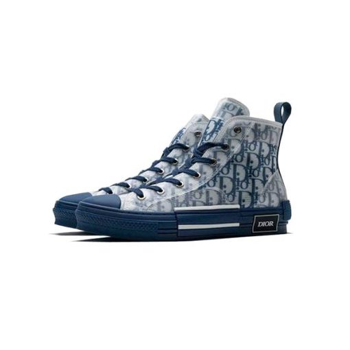 کتونى ساقدار دیور Dior B23 Mid Blue