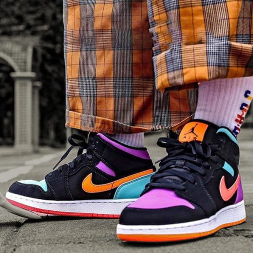 Nike Air Jordan 1 Mid Multi Color Candy