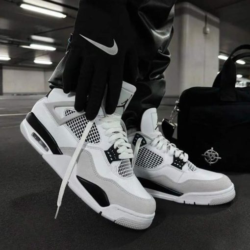کتونی نایک ایرجردن 4 مدل Nike Jordan 4 Retro Military Black