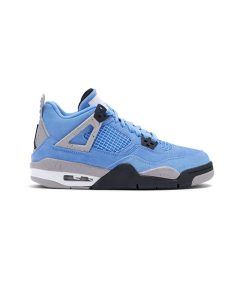 نایک ایرجردن 4 آبی  Air Jordan 4 Retro University Blue GS