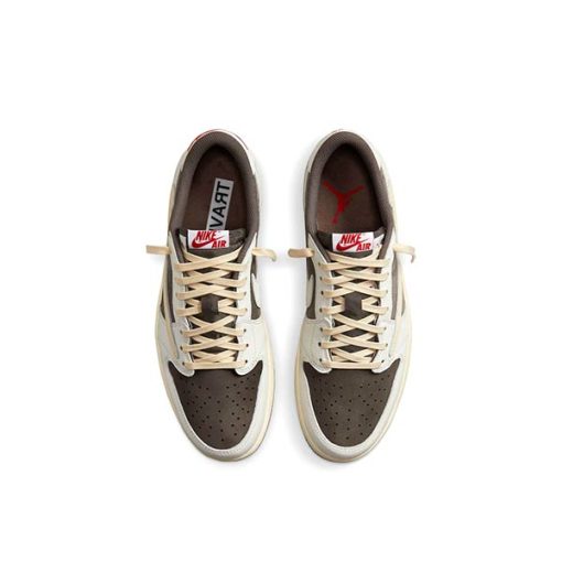 نایک ایرجردن 1 تراویس اسکات موکا AirJordan 1 Low TravisScott Reverse Mocha
