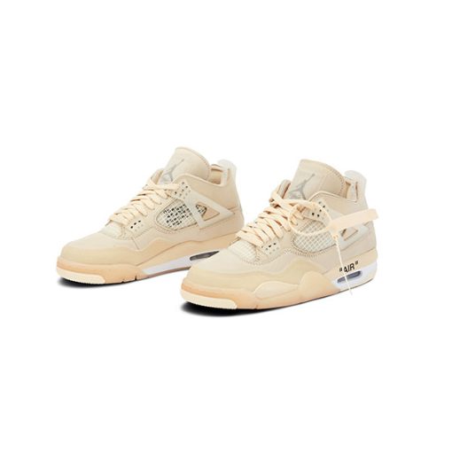 کتونی نایک ایرجردن 4 کرمNike Air Jordan 4 Off White