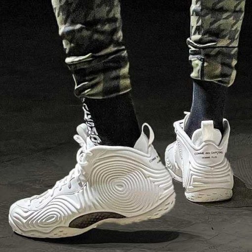 نایک ایر فومپوزیت 1 سفید مدل Comme des Garçons Homme Plus x - Image 6