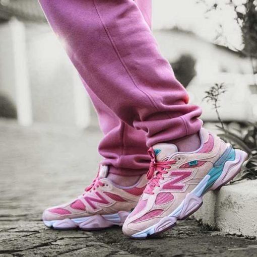 کتونی نیوبالانس 9060 صورتی زرشکی New Balance 9060