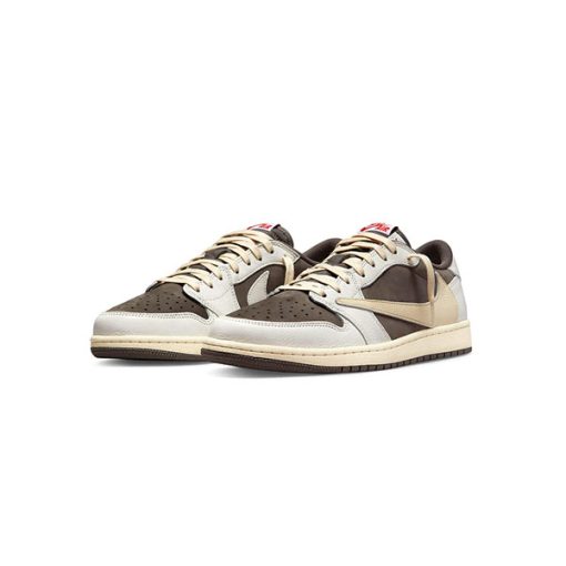 نایک ایرجردن 1 تراویس اسکات موکا AirJordan 1 Low TravisScott Reverse Mocha