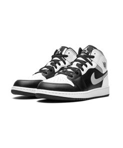 نایک ایرجردن وان Nike Air Jordan 1 Mid Black Smoke Gray