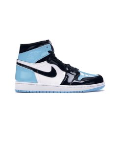 نایک ایرجردن 1 آبی مدل Air Jordan 1 Retro High UNC Patent