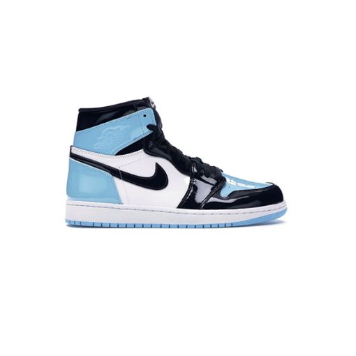 نایک ایرجردن 1 آبی مدل Air Jordan 1 Retro High UNC Patent