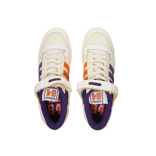 کفش آدیداس فوروم 84 کرم بنفش Adidas Forum Low 84 Suns