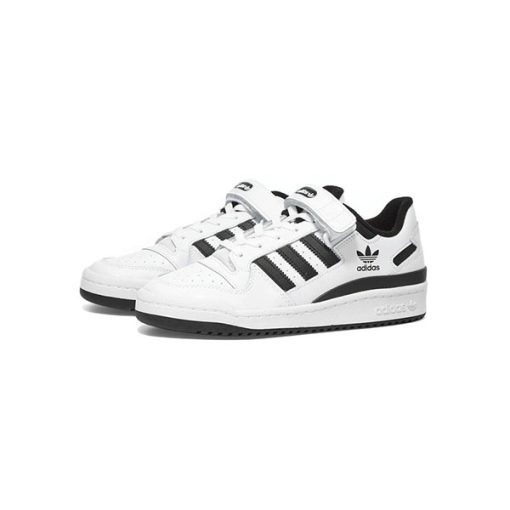 کفش کژوال آدیداس فوروم سفید مشکی Adidas Forum Low