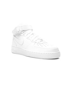 کتونی نایک ایرفورس نیم ساق سفید Airforce 1 mid