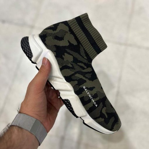 کتونی جورابی ارتشی (چریکی) بالنسیاگا Balenciaga Speed Trainer