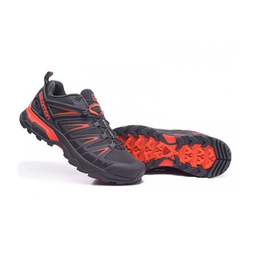 کتونی پیاده روی سالامون طوسی نارنجی Salomon X ULTRA 3 GTX