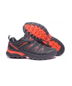 کتونی پیاده روی سالامون طوسی نارنجی Salomon X ULTRA 3 GTX