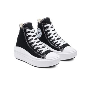 کفش آل استار چاک تیلور مشکی سفید Converse Chuck Taylor All-Star Move