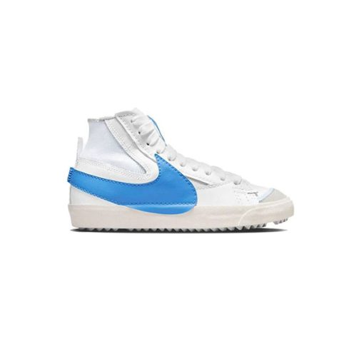 کفش نایک بلیزر جومبو سفید آبی Nike Blazer Mid 77 Jumbo