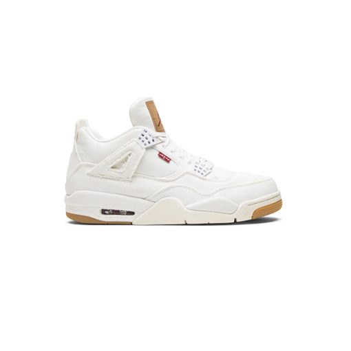 کتونی نایک ایرجردن 4 لیوایز سفید Nike Air Jordan 4 Levi's White Denim