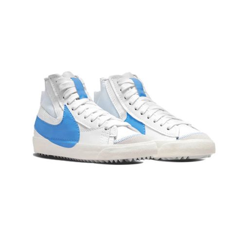 کفش نایک بلیزر جومبو سفید آبی Nike Blazer Mid 77 Jumbo