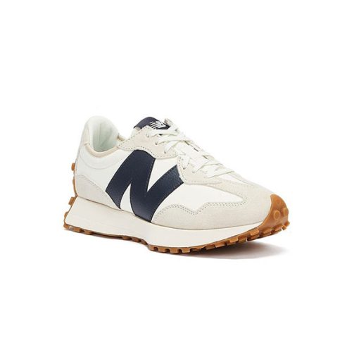کفش پیاده روی نیوبالانس 327 کرم سورمه ای New Balance 327
