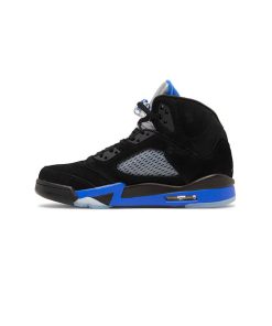کفش مردانه نایک ایرجردن 5 مشکی آبی  Nike Air Jordan 5 Racer Blue