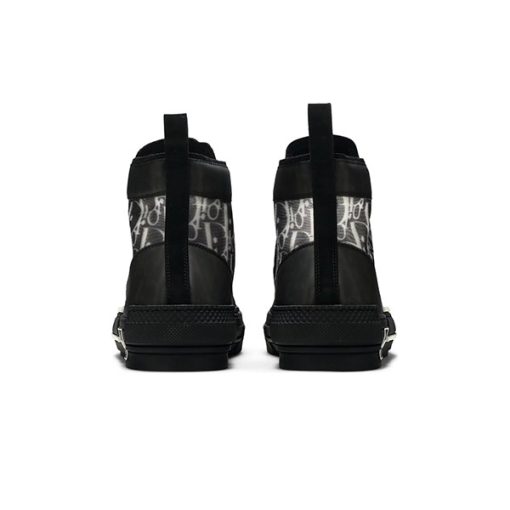 کفش ساقدار کانورس دیور مشکی Dior Oblique High