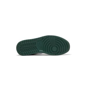 کتانی نایک ایرجردن 1 ساق کوتاه سبز مشکی Air Jordan 1 Low Green Toe
