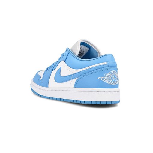کتونی نایک ایرجردن 1 ساق کوتاه آبی Nike Air Jordan 1 Low UNC Blue