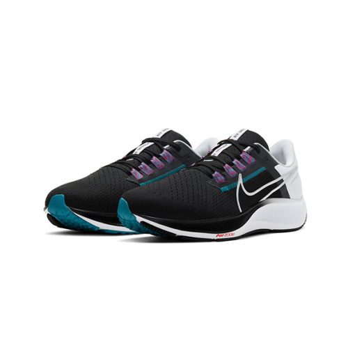 کتانی پیاده روی زنانه نایک پگاسوس 38 مشکی سفید Nike Pegasus 38