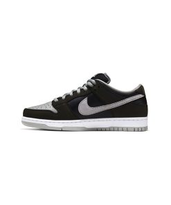 کتونی کژوال نایک چرم مشکی طوسی Nike Sb Dunk Low
