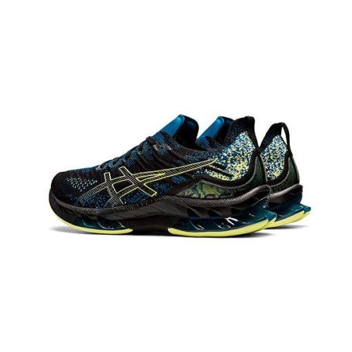 کتونی مخصوص پیاده روی اسیکس کینسی Asics Kinsei Blast Black Yellow