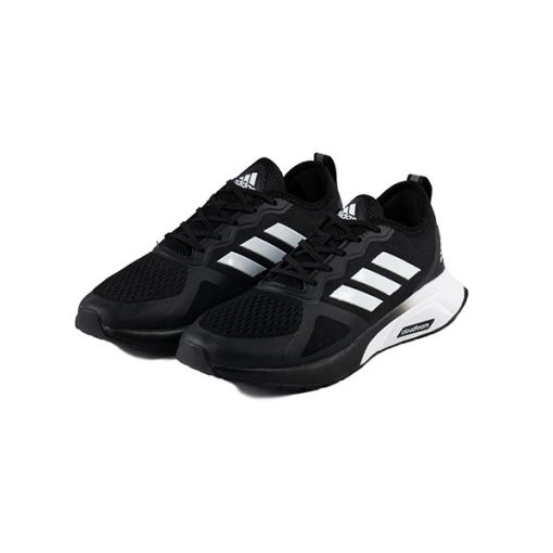 کفش رانینگ آدیداس کلودفوم مشکی سفید Adidas Nova Black
