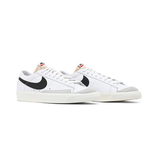کفش بلیزر ساق کوتاه سفید مشکی Nike Blazer Low