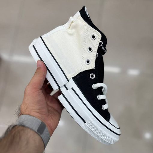 کانورس آل استار سفید مشکی Converse Feng Chen Wang