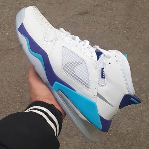 نایک ایرجردن مارس 270 سفید آبی Nike Jordan Mars 270 Grape