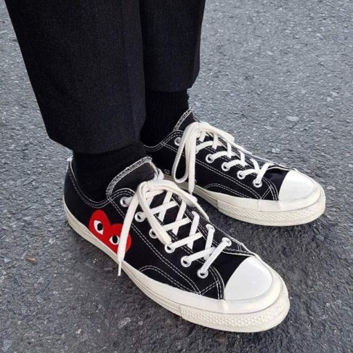 کانورس آل استار مشکی ساق کوتاه مدل پلی Converse Chuck 70 Play