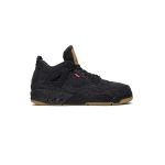 کتونی مردانه نایک ایرجردن 4 لیوایز Nike Air Jordan 4 Levi's GS Black