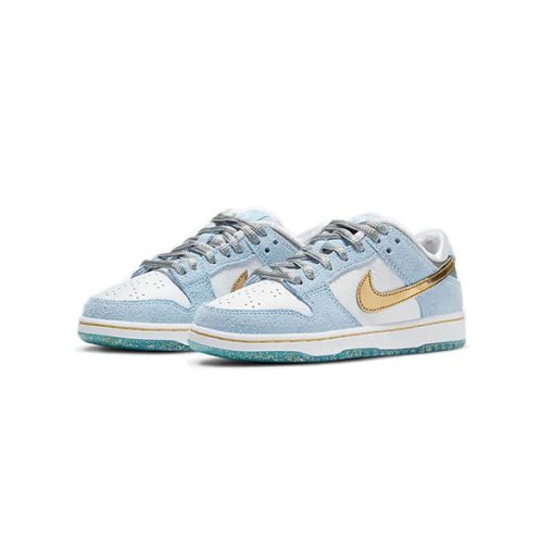 کتونی کژوال نایک آبی طلایی Nike SB Dunk Low Sean Cliver