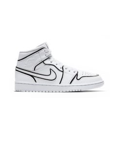 کفش ساقدار نایک ایرجردن 1 مدل Air Jordan 1 Mid SE Reflective Borders